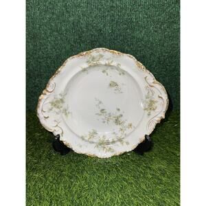 Theodore Haviland France Small Bowl Trinket Bowl Flowers Gold Trim